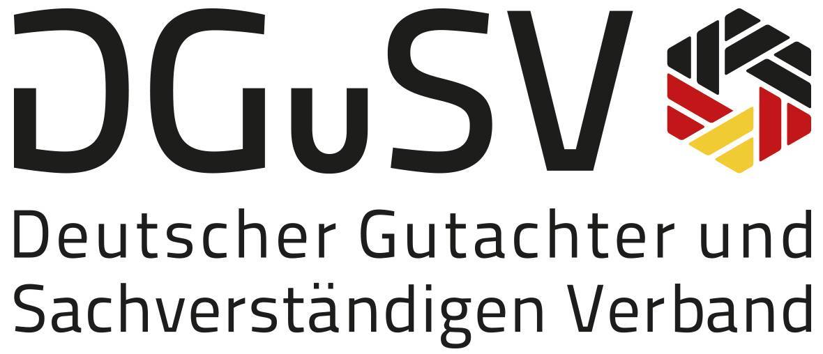 Deutscher Gutachter und Sachverständigen Verband Logo des Deutschen Gutachter und Sachverständigen Verbandes DGUSV.