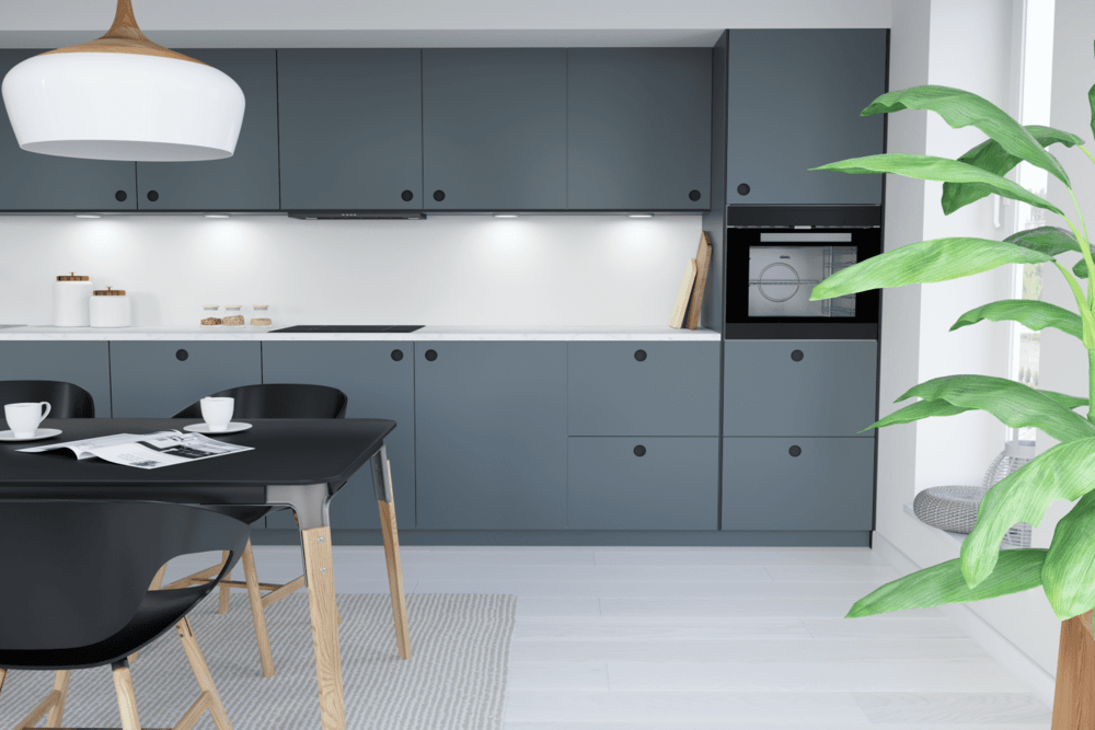 Fronts-for-kitchen-in-Linoleum-Circle-design.-HDF-in-black-and-Linoleum-in-4155-Pewter-1 ikea küchen fronten, ikea alternative küchenfronten, metod fronten, faktum fronten, ikea alternativ, ikea frontenhersteller