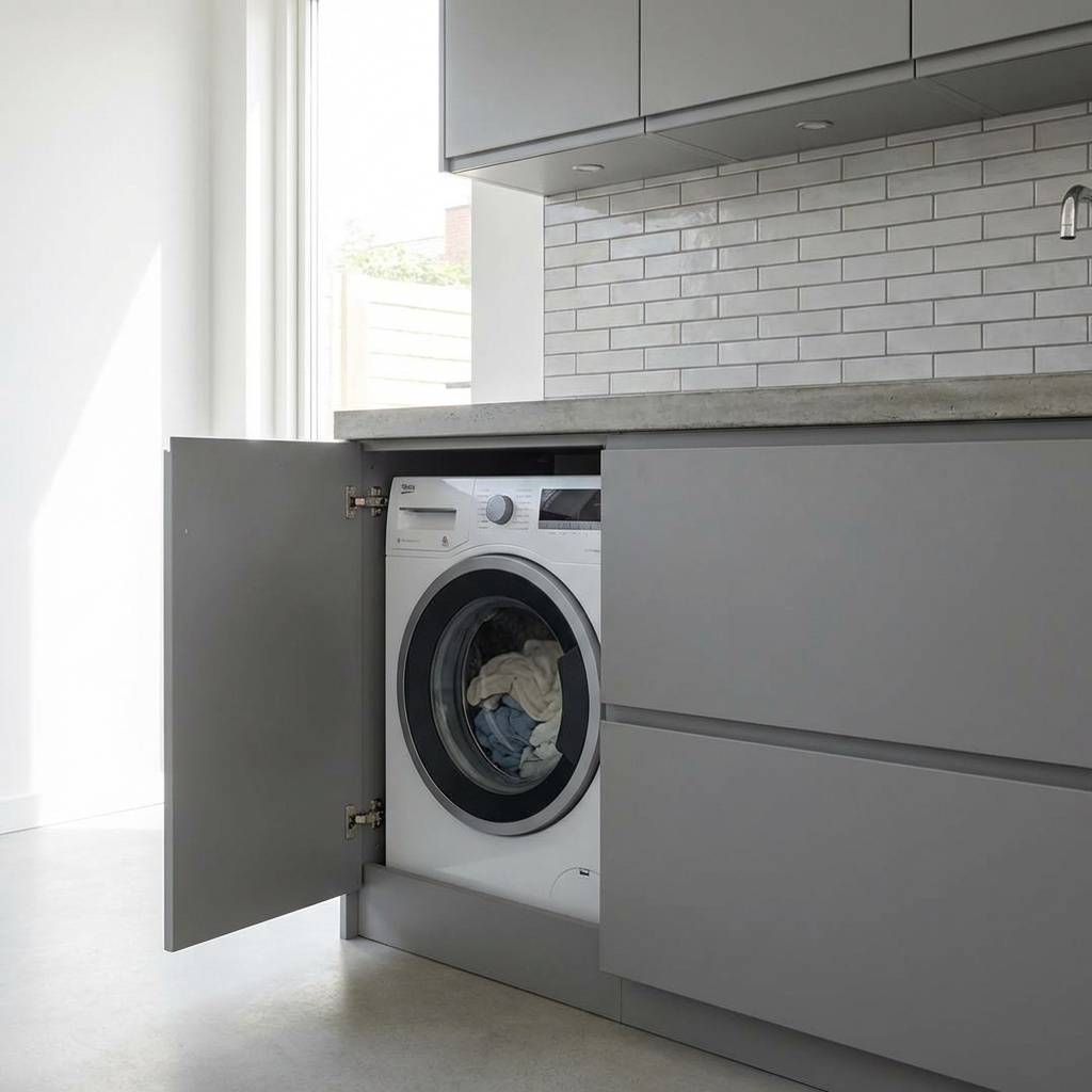 Waschmaschinenschrank, Schrank für Waschmaschine, Waschmaschine verstecken